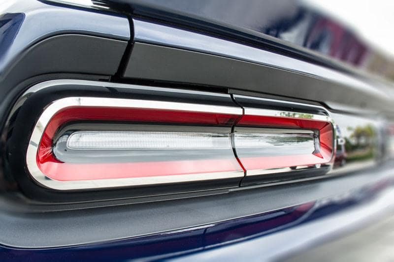 Buy 2015-2023 CHALLENGER - TAIL LIGHT TRIM KIT 4PC | STAINLESS STEEL, CHOOSE FINISH | Polished - Image 5