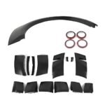 Buy 2015-2023 Dodge Challenger SRT Hellcat Demon Style Black Wheel Fender Flares