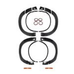 Buy 2015-2023 Dodge Challenger SRT Hellcat Demon Style Black Wheel Fender Flares