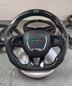Buy LED Carbon fiber Steering Wheel Fit Dodge Charger Hellcat Jeep SRT8 2015+..