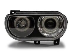 Buy Raxiom 08 14 Dodge Challenger Halo Projctr Headlights w Sequential Turn Signals Blk Hsng(Clear Lens) Buy Raxiom 08 14 Dodge Challenger Halo Projctr Headlights w Sequential Turn Signals Blk Hsng(Clear Lens)