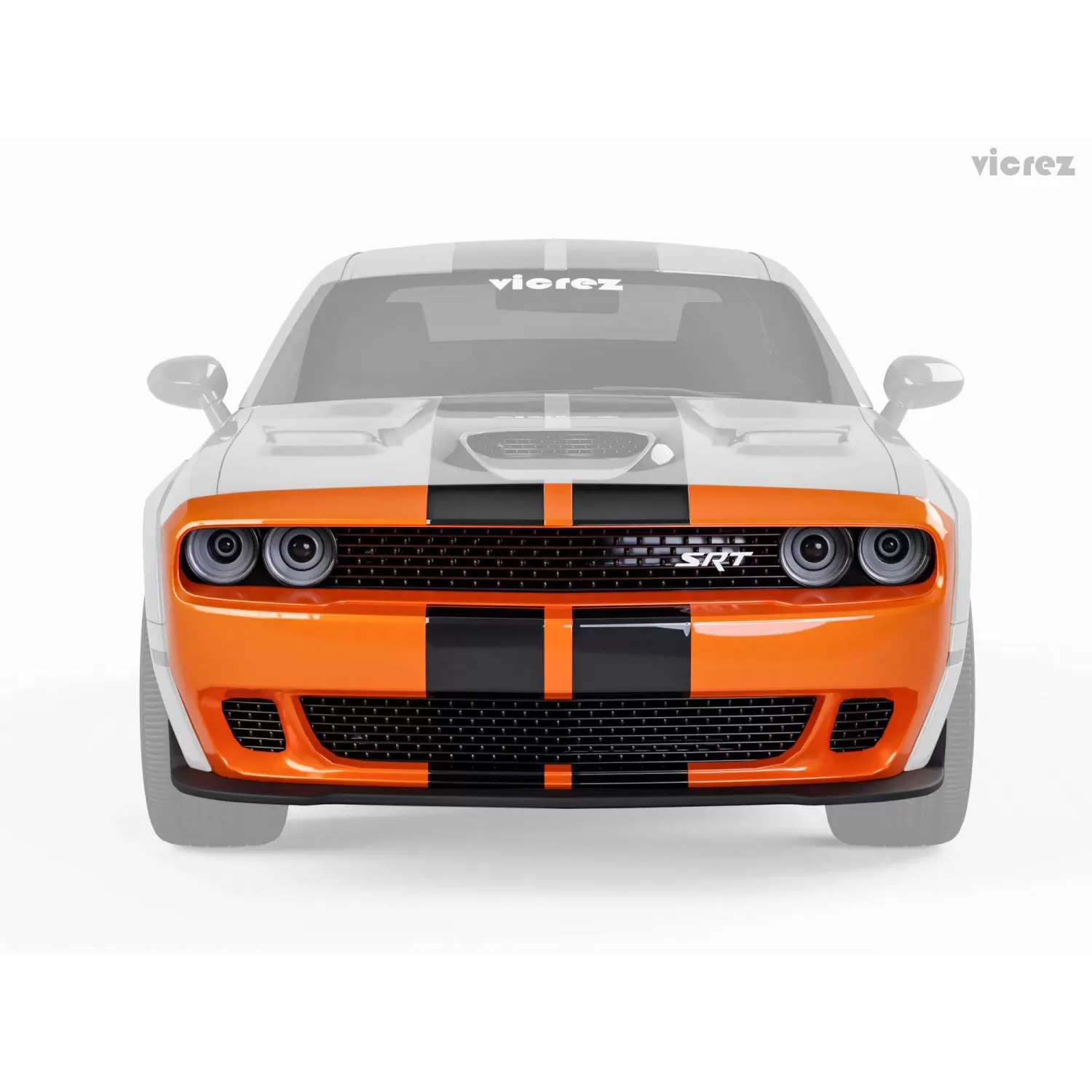 Buy Vicrez Demon Front Bumper vz101767 | Dodge Challenger 2008-2023 - Image 2