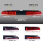 Buy YUANZHENG VLAND Full LED Tail Lights for Dodge Challenger Coupe